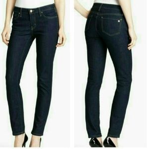 Kate Spade Dark Wash Broome Street Skinny Jeans
